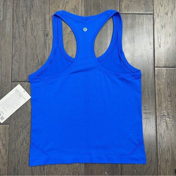 Lululemon NWT Swiftly Tech Racerback Tank Top 2.0 *Race Length Blazer Blue Tone - Picture 3 of 8